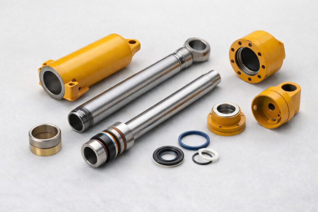 建設機械用油圧シリンダー主要部品製造業務