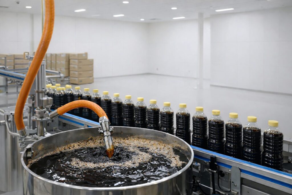 めんつゆ調製作業・削り節加工