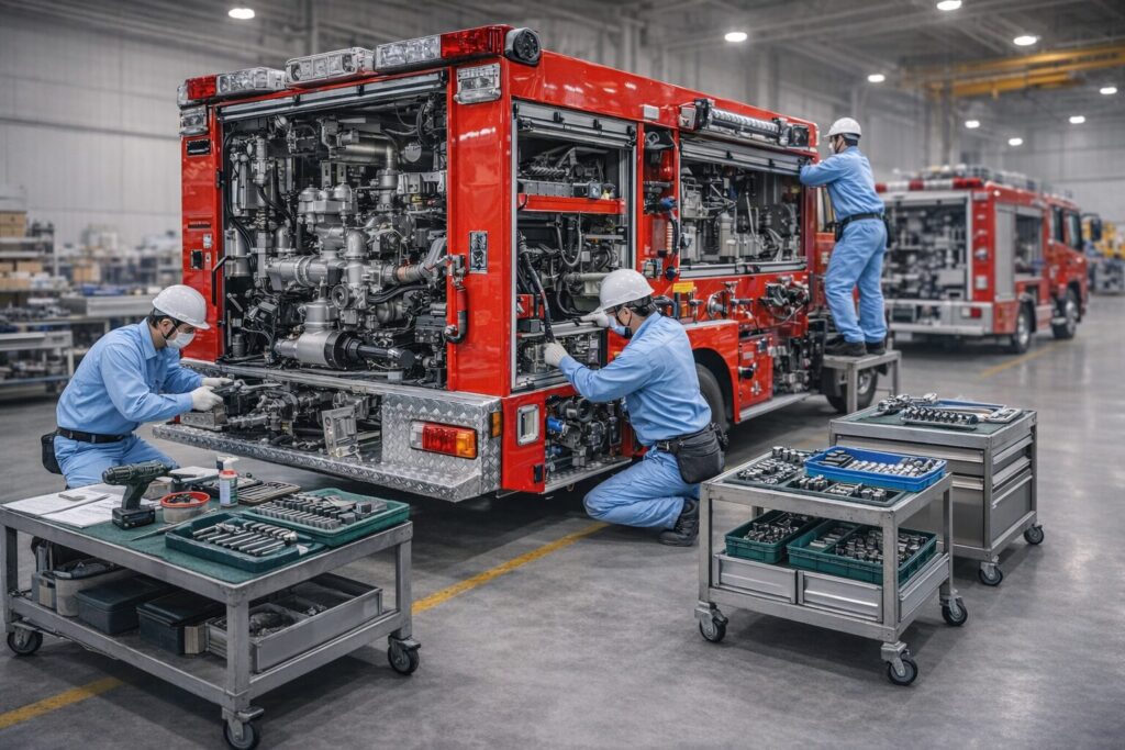 特殊車の組立業務のお仕事です!