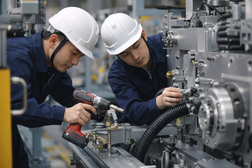 産業用機械の組立・検査・梱包