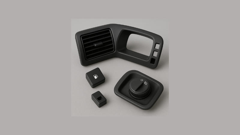 樹脂製品の塗装前後の加工・検査