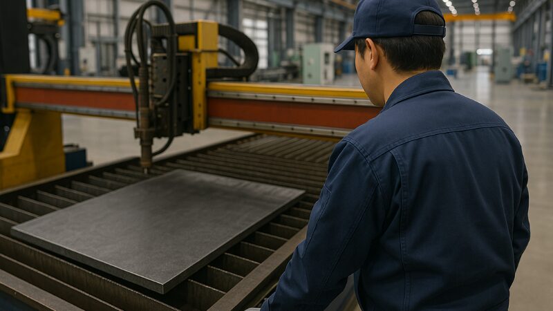 鋼板の運搬・切断加工・検査・梱包作業