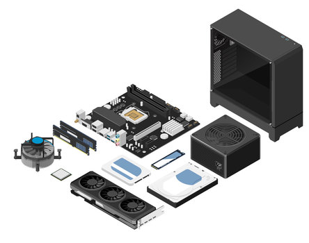 パソコンなどに使用する電子基板の製造業務　